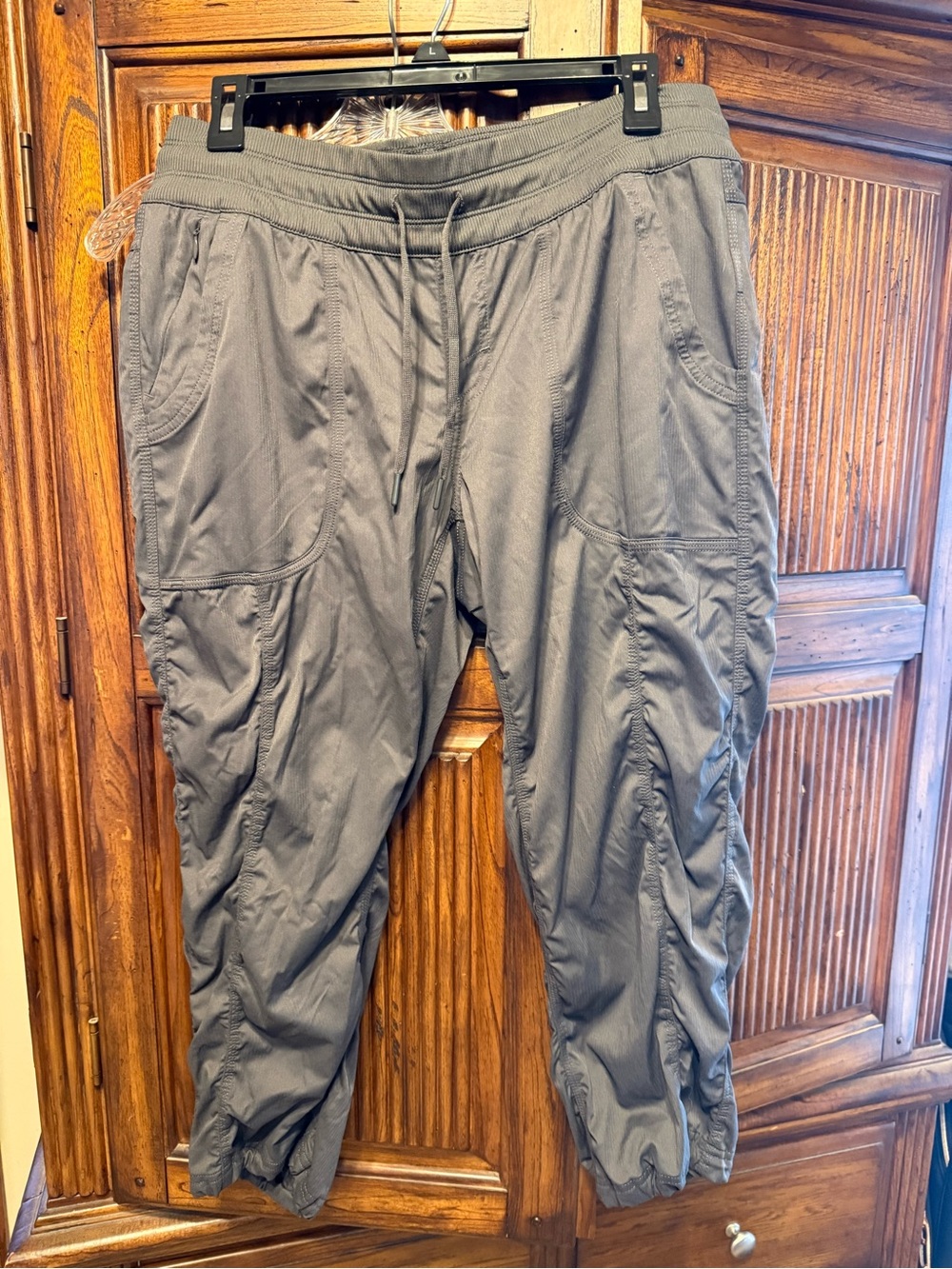 The North Face women’s Charcoal Drawstring Cargo Joggers